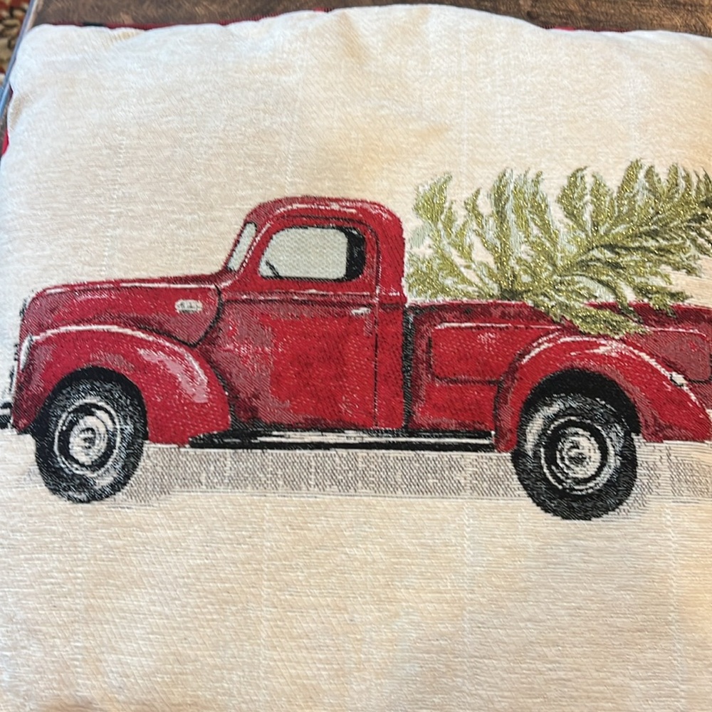 Brentwood Originals Tree Delivery holiday pillows - Picture 3 of 5